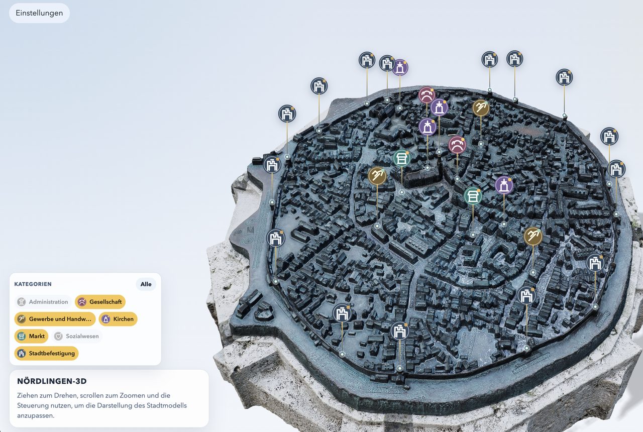 Nördlingen 3D-Stadtmodell